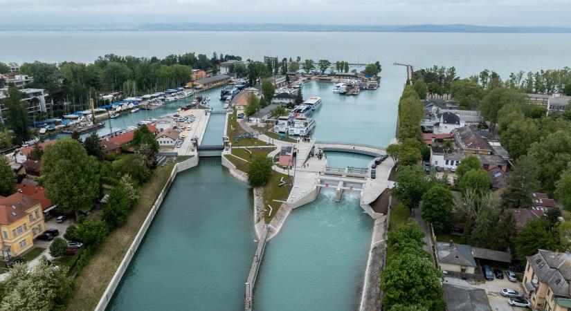 Korszakváltás a magyar tenger partján – Turisztikai attrakcióként is hasznosítják a modernizált siófoki zsilipet