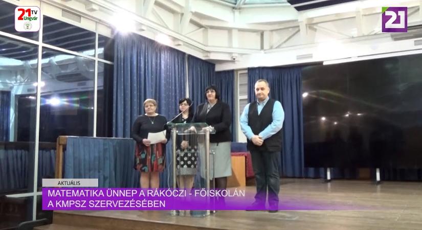 Aktuális (2024.04.23) Matematika ünnep a Rákóczi- főiskolán a KMPSZ szervezésében (videó)