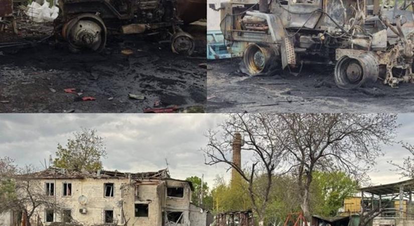 Az orosz erők dróntámadást hajtottak végre Odessza megye ellen, a harkivi tévét is támadás érte