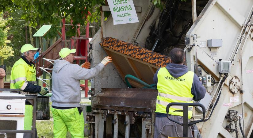 Szigetben és Pinnyéden is népszerű volt a kihelyezett hulladékudvar