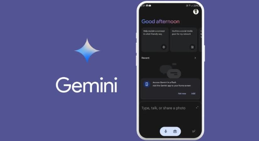 A Gemini androidos verziója valós idejű válaszokat fog adni
