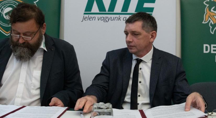 Együttműködési megállapodást kötött a Debreceni Egyetem Informatikai Kara és a KITE Zrt.