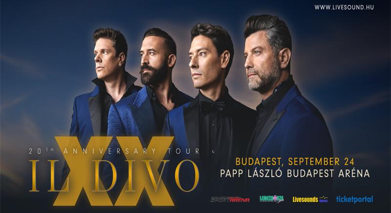 Il Divo koncert szeptemberben: 20 éves jubileumi turnéjukon sem hagyják ki Budapestet