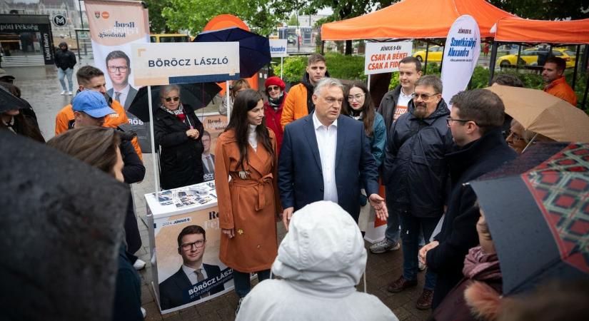 Budapesten folytatta a kampányolást Orbán Viktor