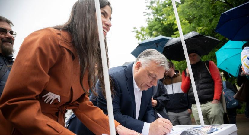 "Hajrá, Alexandra!" - a fővárosban folytatódott Orbán Viktor kampánykörútja