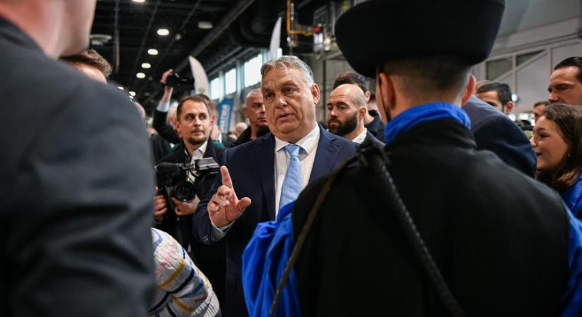 „Erről szegény Gergő nem tehet” – mondta Orbán Viktor, aki Magyar Pétert a baloldal belügyének tartja