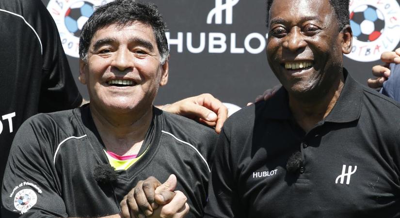 Gyász: Pelé újabb megható posztban búcsúzik Maradonától