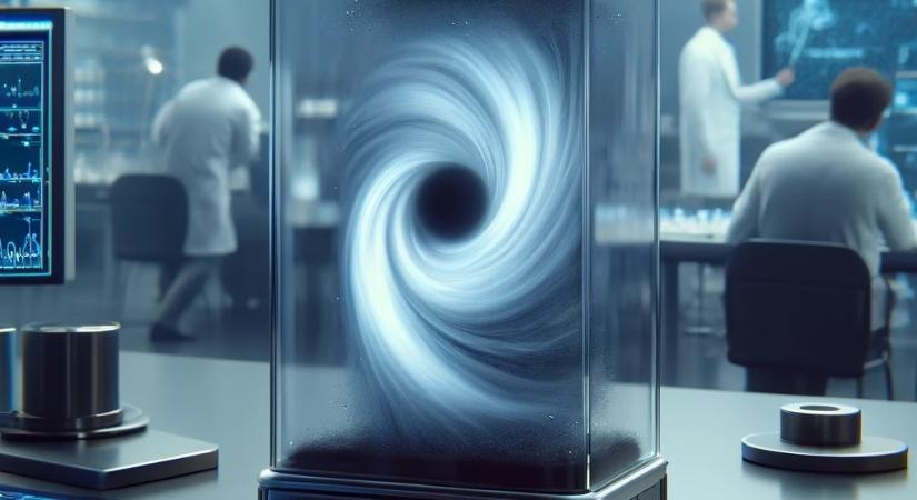 Akkumulátor egy apró, mindössze kilogrammos fekete lyukból