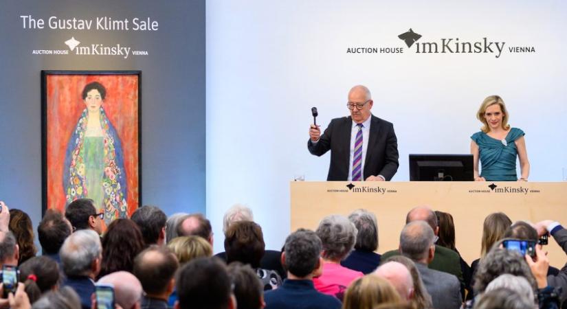 Közel tizenkétmilliárd forintért talált gazdára a rejtélyes Klimt-festmény