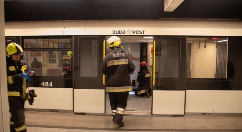 Elgázolt egy nőt a metró a Blaha Lujza téren (Fotók a mentésről)