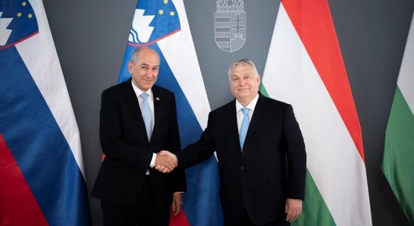 Orbán Viktor fogadta Szlovénia korábbi miniszterelnökét