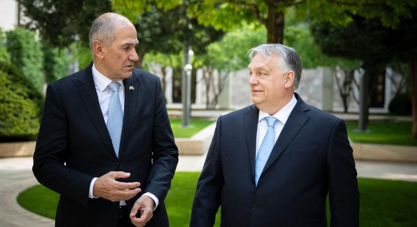 Orbán Viktor Szlovénia korábbi miniszterelnökét fogadta