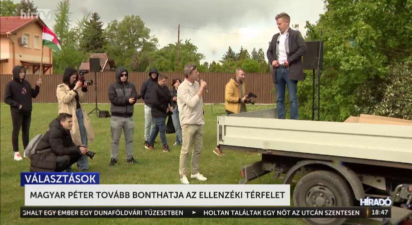Magyar Péter tovább bonthatja az ellenzéki térfelet  videó
