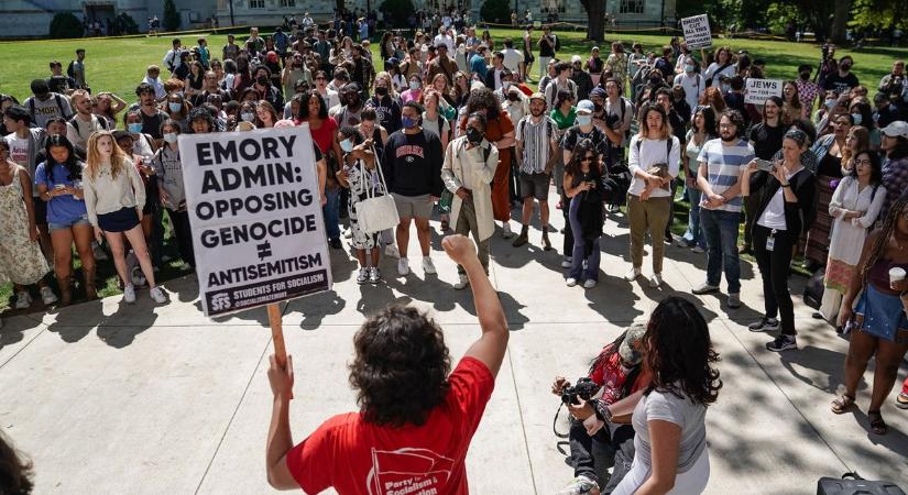 Az Egyesült Államok újabb egyetemeire terjedtek ki az Izrael elleni tüntetések - frissül