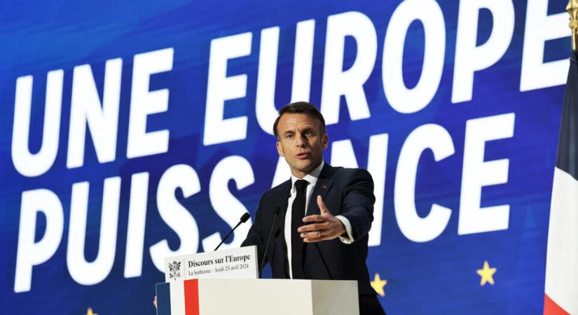 Macron óriási belpolitikai kockázatot vállalt : kiállt az ukrajnai háború folytatása mellett