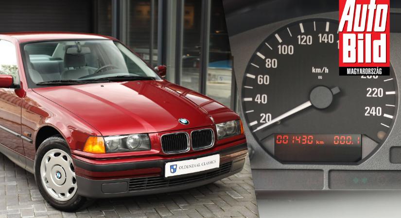 Hihetetlen lelet: BMW E36, mindössze 1430 kilométerrel az órán