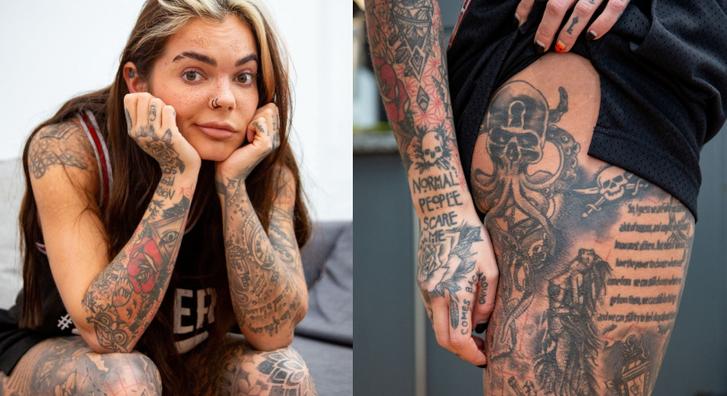 Tetoválásai miatt nem kap munkát egy 29 éves nő