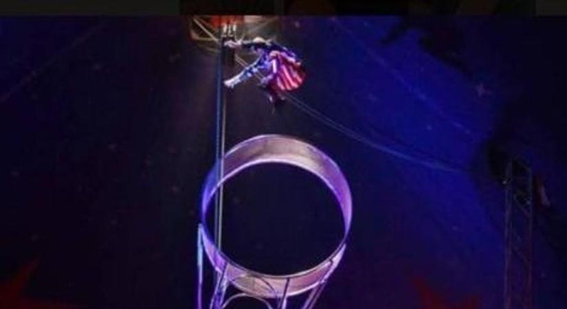 Sokkoló cirkuszi baleset: mélybe zuhant egy artista
