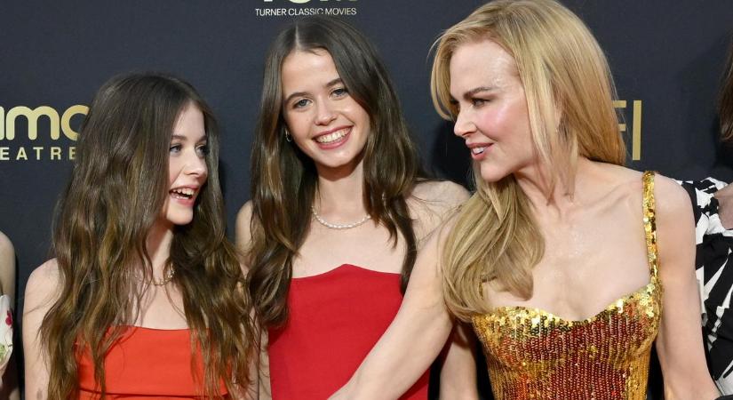 Le sem tagadhatná őket: csodaszép lányai társaságában jelent meg Nicole Kidman egy díjátadón - galéria