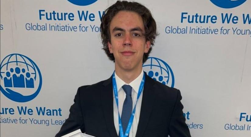 Egy fonyódi diák nyerte az ENSZ-modell konferenciáját New Yorkban
