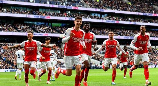Az Arsenal történelmi győzelmet aratott a 195. észak-londoni derbn