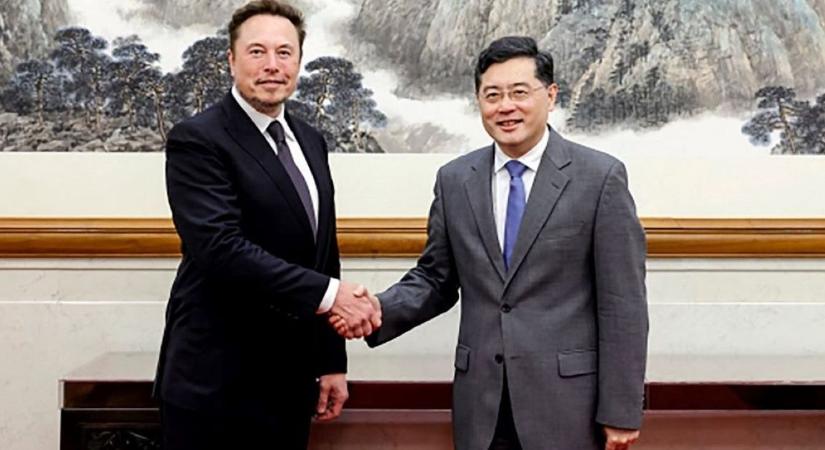 Előre be nem jelentett látogatást kezdett Elon Musk Kínában
