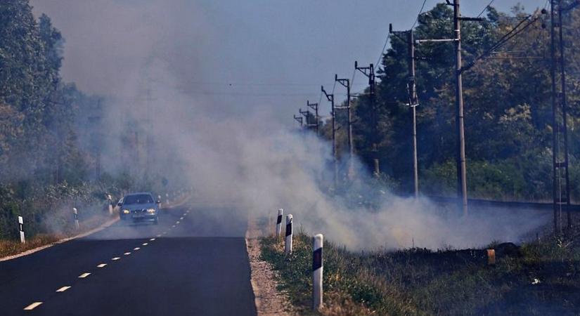 Tizennégy tűzesethez riasztották a katasztrófavédelmet Bács-Kiskunban