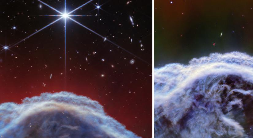 A James Webb űrtávcső soha nem látott részletességgel tárta fel a Lófej-köd sötét felhőit
