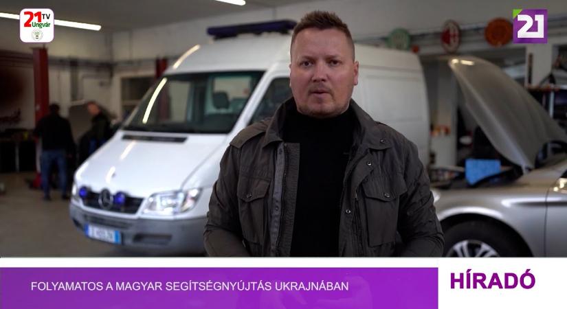 Folyamatos a magyar segítségnyújtás Ukrajnában (videó)