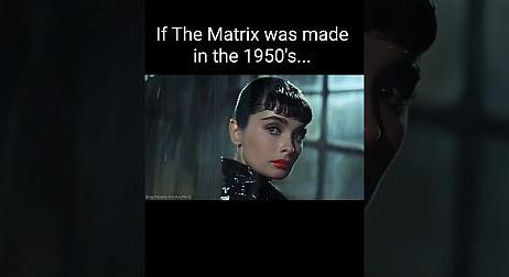 Így nézett volna ki a Mátrix, ha az 1950-es években forgatják le azt