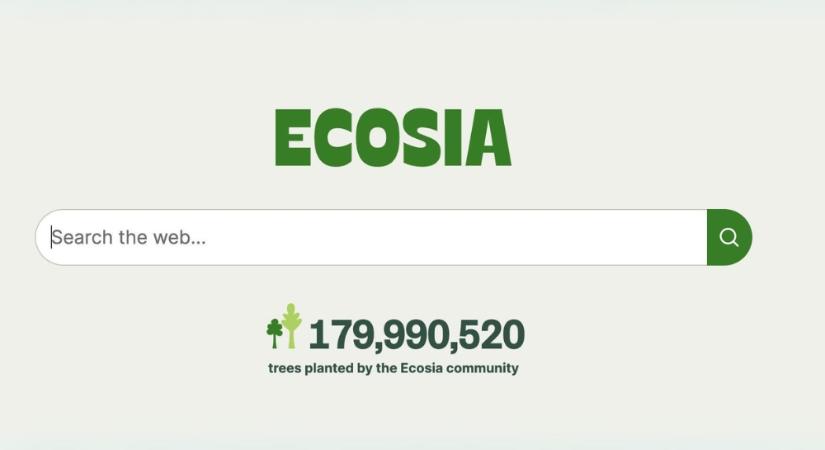 Az Ecosia 200 milliós faültetése még a holdról is látszik