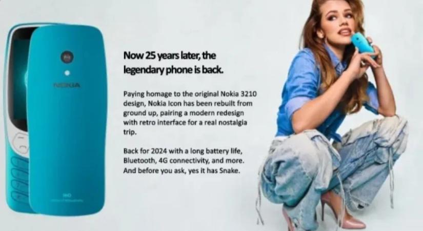 Így néz ki a 25 év után visszatérő Nokia 3210