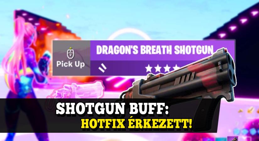 Hoppá, az Epic Games két Fortnite shotgunt is buffolt egy hotfix keretében!