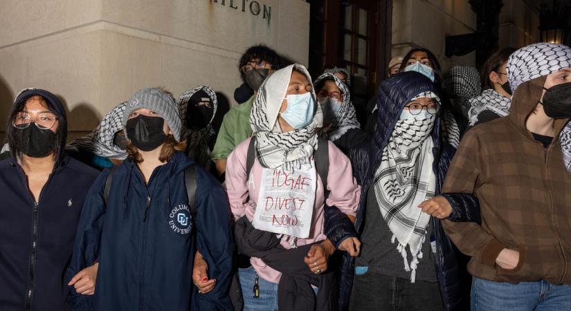 Palesztinpárti tüntetők foglalták el a Columbia Egyetem egyik épületét