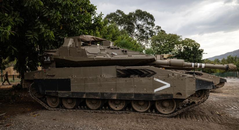 Izraeli Merkava tankot pusztított el az egyiptomi hadsereg  videó