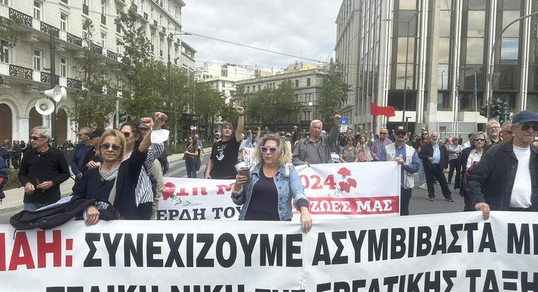 Ismét tüntetnek Görögországban, ezúttal is a béremelés a fő indok