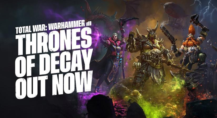 Megérkezett a Total War: Warhammer III Thrones of Decay DLC-je