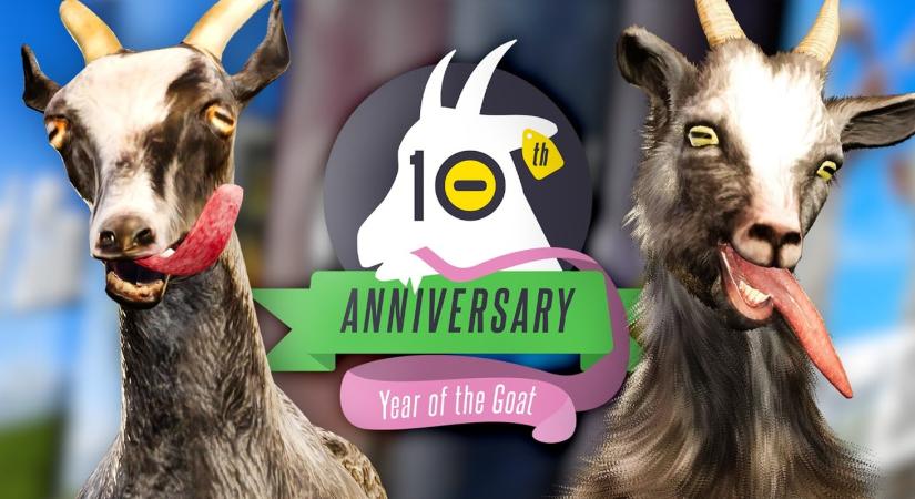 Új DLC-vel ünnepel a tízéves a Goat Simulator