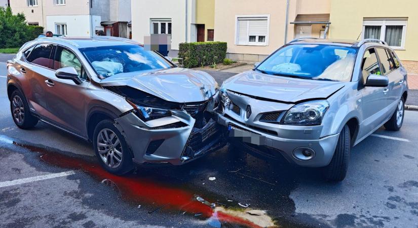 Több baleset is történt egyidőben Szombathelyen csütörtök délután - fotók