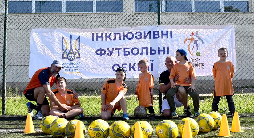 „Inkluzív futballszekciók” kezdték meg működésüket Ungváron