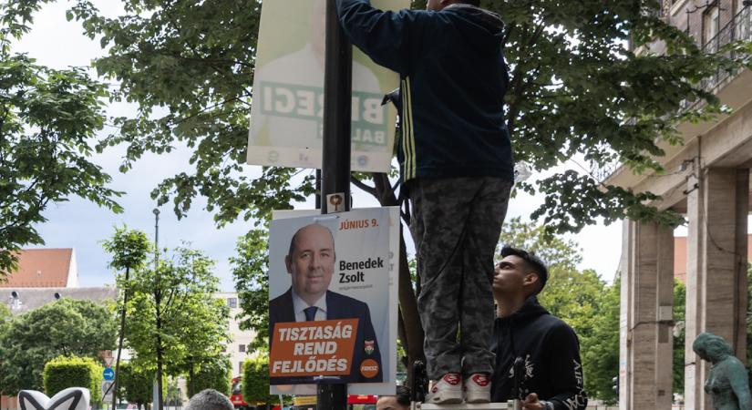 Összesen száz választási plakátot rongált meg egy férfi Józsefvárosban