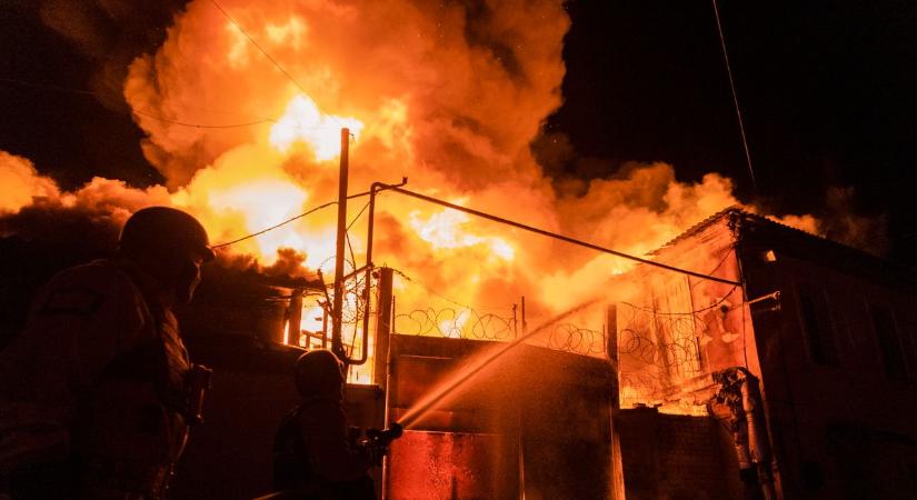 Orosz-ukrán háború: Harkiv lángokban állt  videó