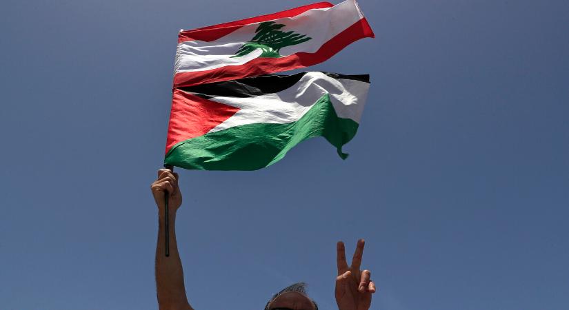 Több százan vettek részt egy palesztinbarát tüntetésen a svájci Lausanne-ban