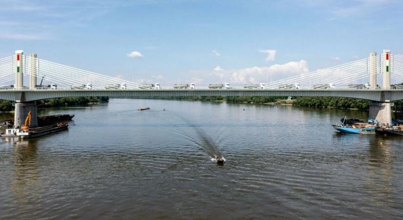 A próbaterheléseken is túl van a Kalocsa-Paks Duna-híd