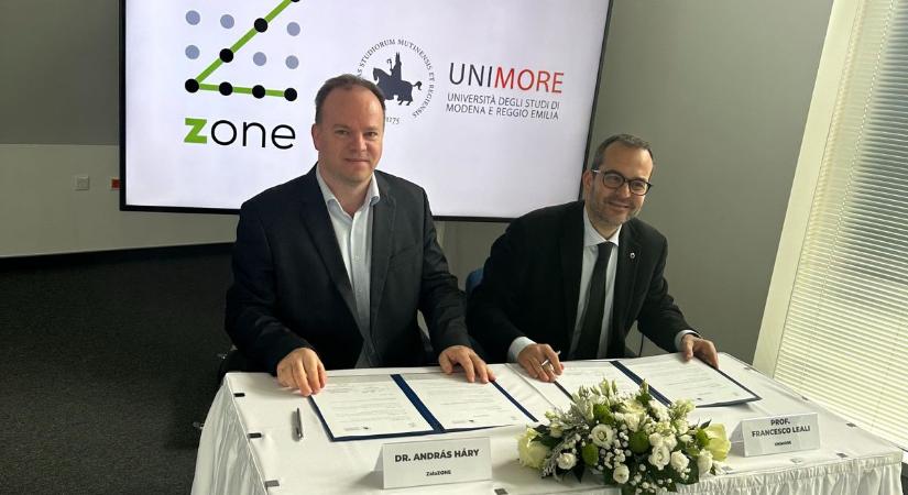 Együttműködési megállapodást írt alá a ZalaZONE a Modenai Egyetem Ferrari Tanszékével