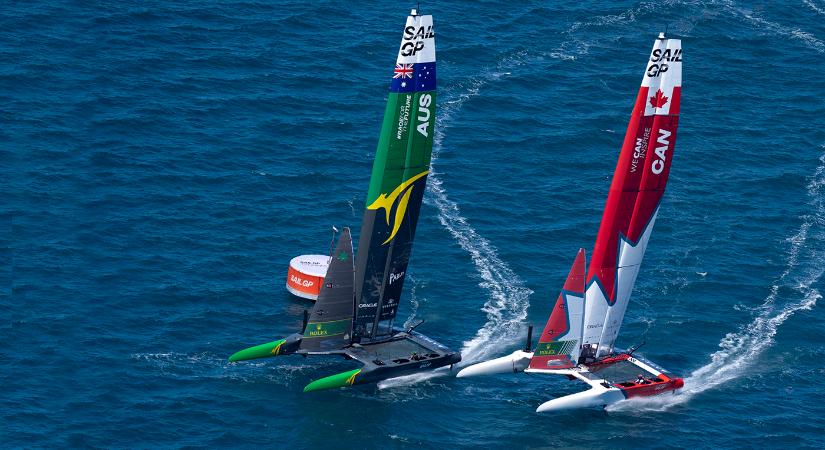 SailGP Bermuda 2024 – Az első versenynap – “Lehet, hogy érdemes lenne sűrűbben nekirontanunk bójáknak…”