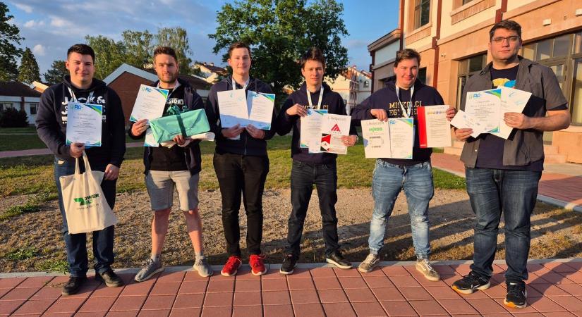 Aranyérmesek lettek a miskolci egyetemisták