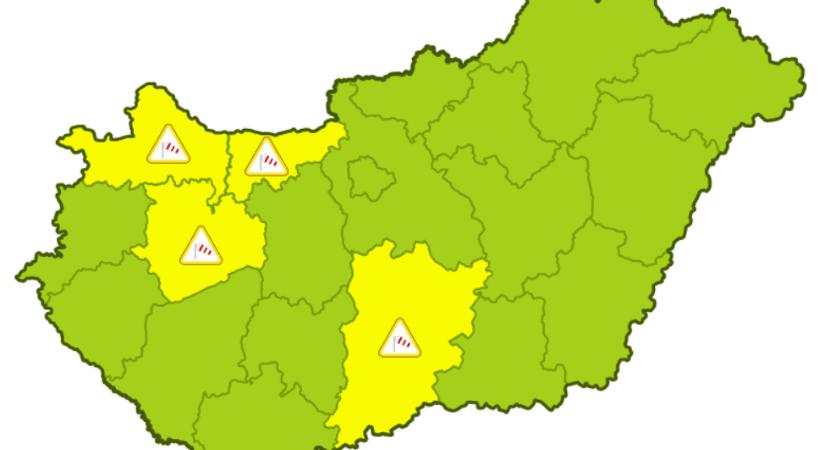 Viharos széllel érkezik az enyhülés, figyelmeztetés érvényes