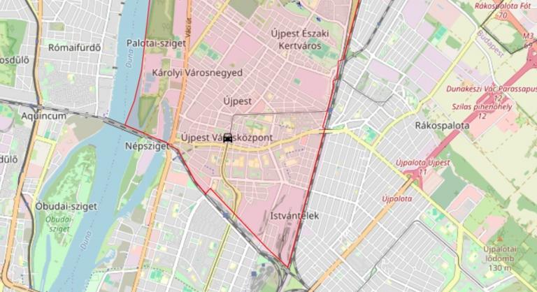 Két autó összeütközött Újpesten hétfő reggel