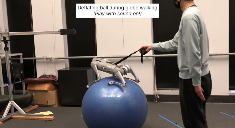 Láttál már jógalabdán egyensúlyozó robotot?